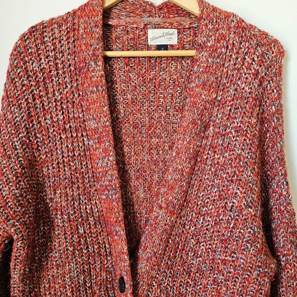 EUC UNIVERSAL THREAD MULTICOLORED V NECK BUTTONED… - image 9